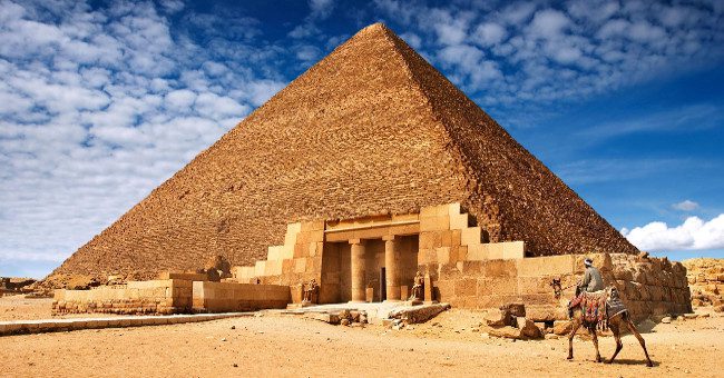 Depending on the pyramid and the arrangement of the stones, they created different internal structures.