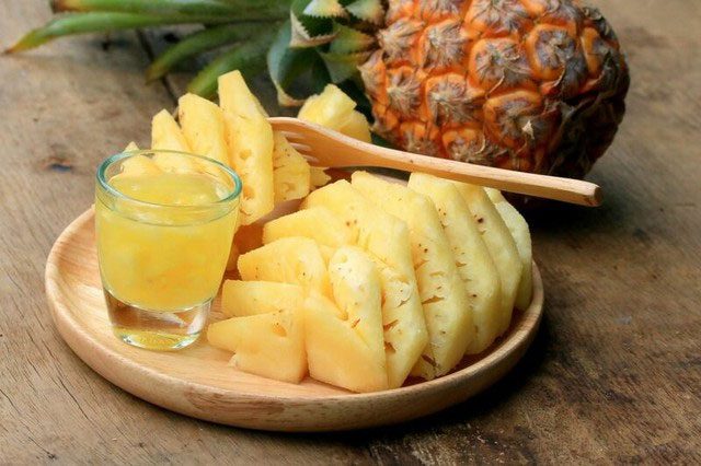 Pineapple is a fruit rich in vitamins and minerals.