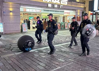 robot spherical drone supporting chinese police patrol 138404