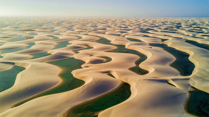 This desert spans approximately 1000 km2.