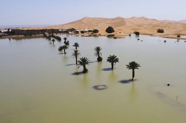 Heavy rains have brought more rainfall than at any other time in the last decade