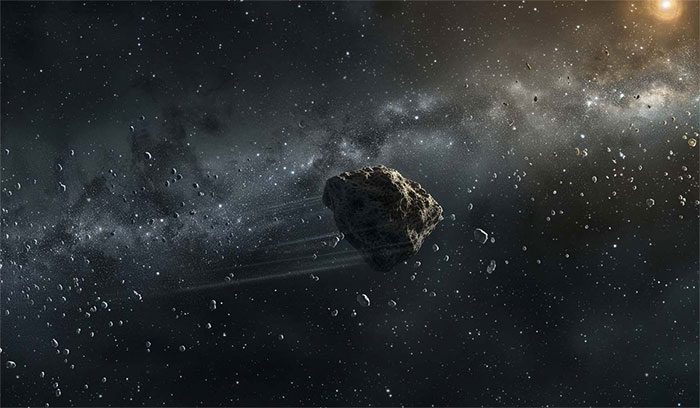Illustration of an object called "dark comet"