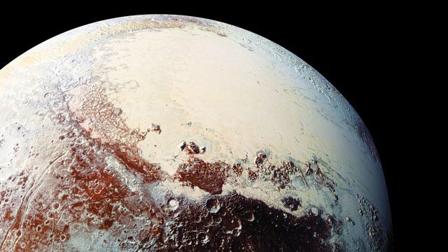 The chilling environment of Pluto is extremely terrifying