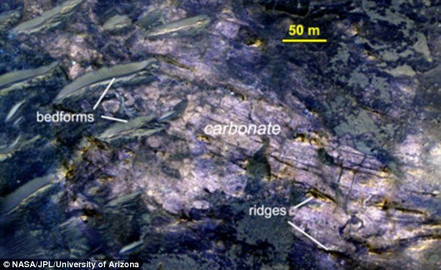 The temperatures on Mars were relatively warm and moist, entirely suitable for supporting life.