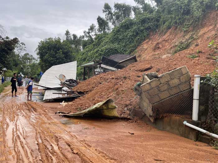 Severe landslides affecting local residents.