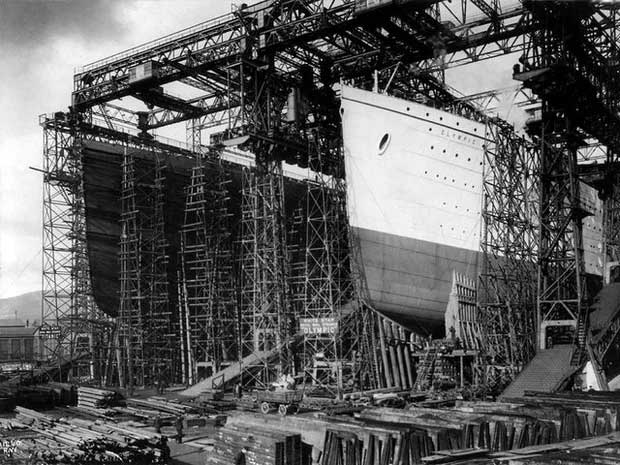 The Titanic and its sister ship, the Olympic, were built in Belfast, Northern Ireland.