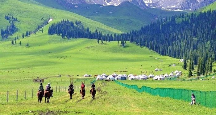 Xinjiang is a resource-rich region of China.