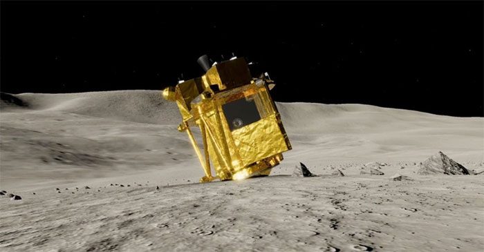 Japan's SLIM spacecraft lands on the Moon.