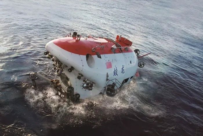 China's deep-sea exploration vessel.