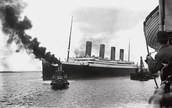 Titanic departed from the port city of Southampton (England) on April 10, 1912.