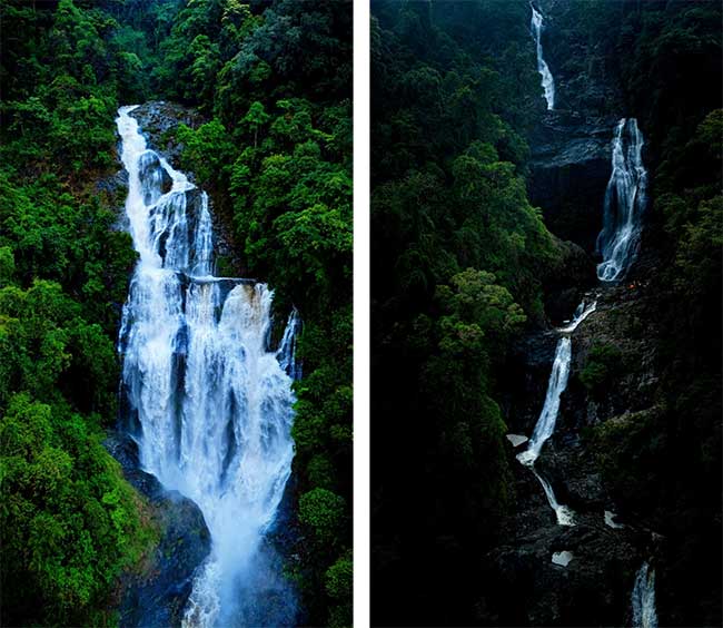 Siu Puông flows in tiers, with clear and cool water year-round.