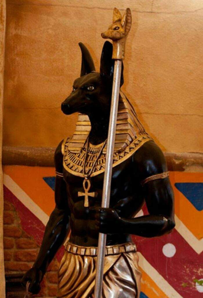 Statue of Anubis.