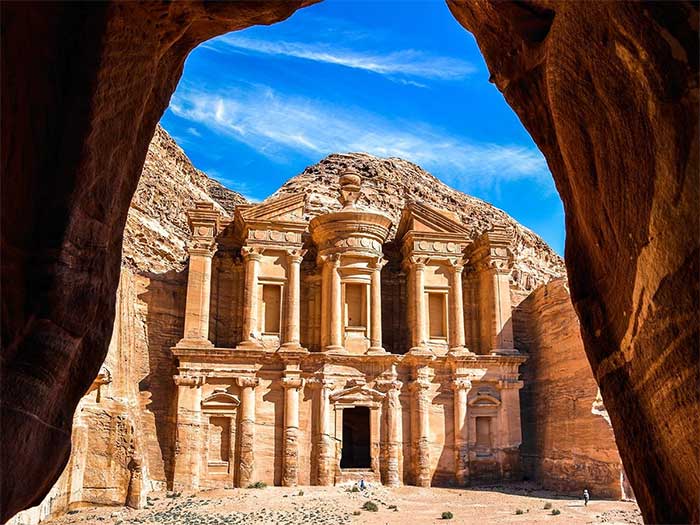 The ancient city of Petra