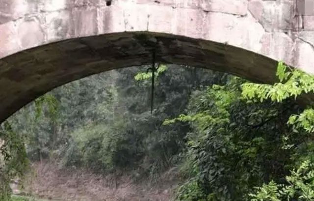 The mysterious sword has been hanging beneath the bridge for over 170 years.