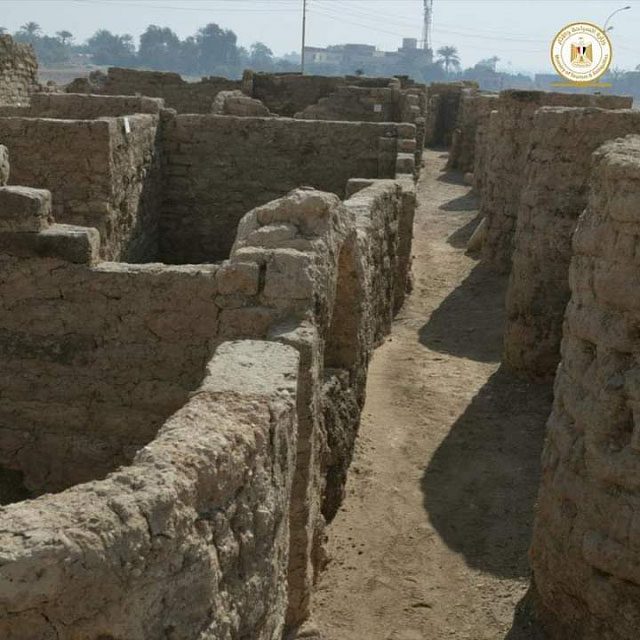 Ancient city over 3,000 years old in Egypt.