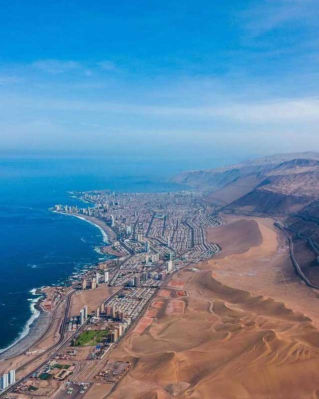 Iquique is an attractive destination for many tourists.