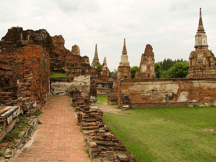 The remaining ruins of the ancient city now form the Ayutthaya Historical Park.