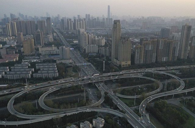 Wuhan at the end of 2019, beginning of 2020.