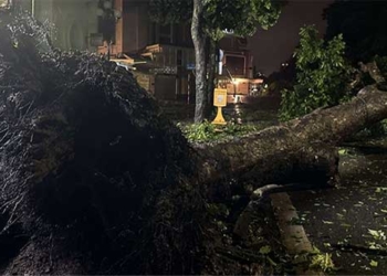 the corner spot in the center of hanoi after yagi storm 136587