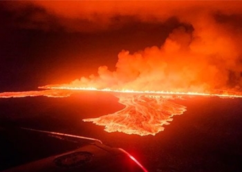 the sourness of a volcano in iceland erupting 7 times 138008