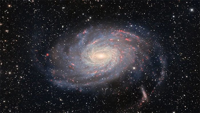 NGC 6744 spiral galaxy resembles a "parallel universe" with the galaxy containing Earth