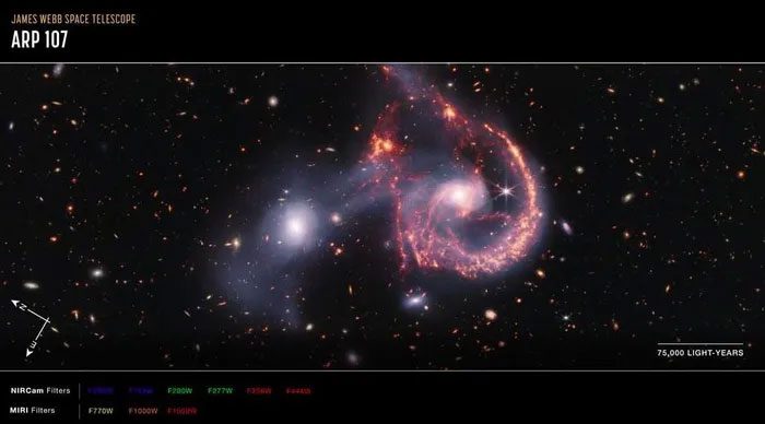 Galaxy merger.