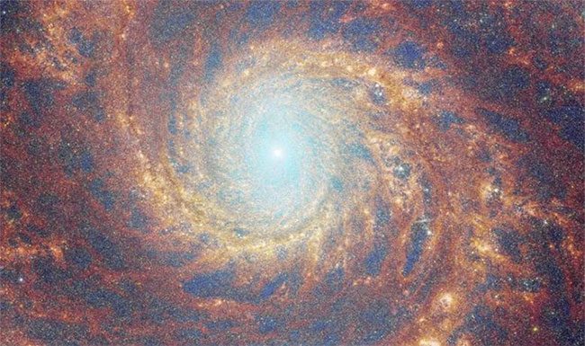 The Whirlpool Galaxy captured by the Webb Space Telescope