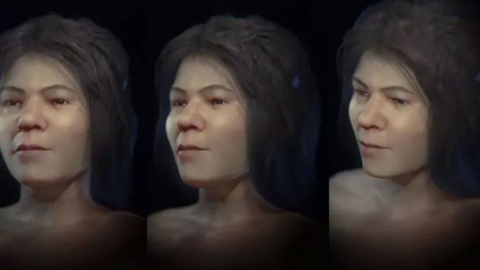 Portrait of the 17-year-old girl from 31,000 years ago