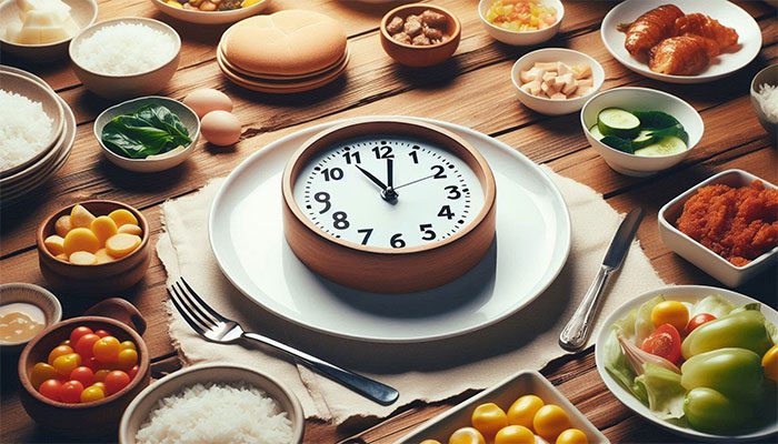 Meal timing affects glucose processing