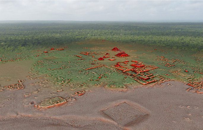 3D image of the capital of the Kingdom of Snakes revealed by LiDAR