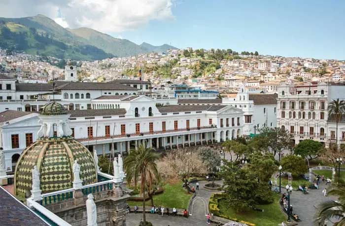 Chimborazo is located four hours south of the capital, Quito.