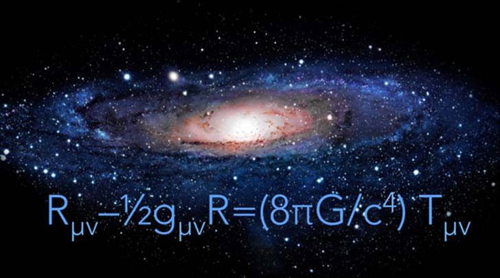 There is a connection between general relativity and quantum mechanics.