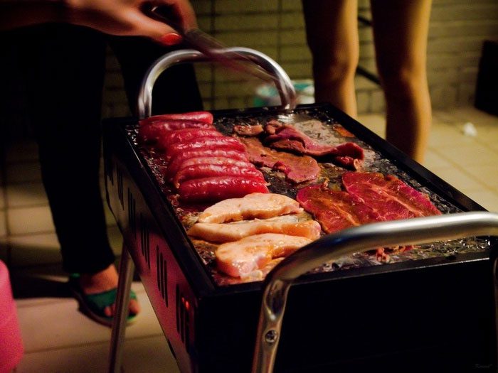 In Taiwan, many families hold outdoor barbecues during the Mid-Autumn Festival.