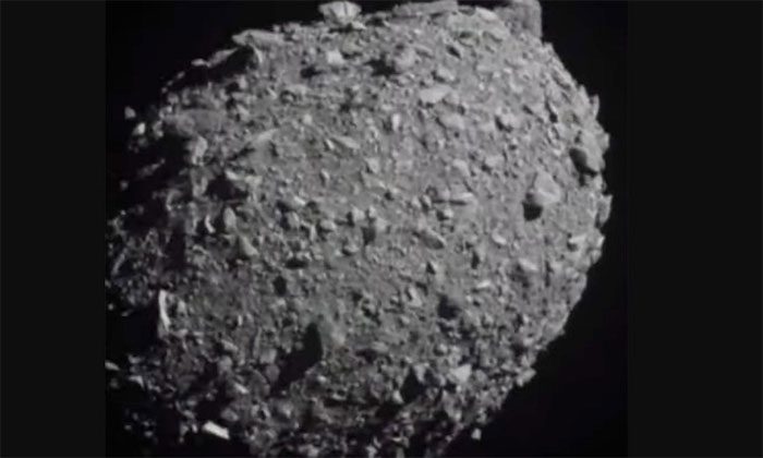 NASA's DART spacecraft collided with the small asteroid Dimorphos.