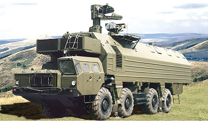 A-222 Bereg mobile coastal artillery system