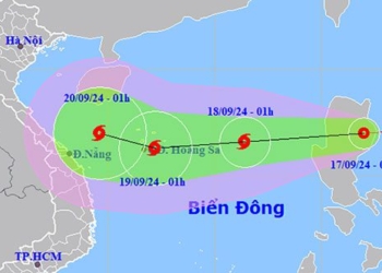 tropical depression in the east sea today moving very fast 136763