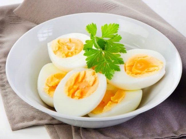 The structural change in eggs after boiling is known as protein coagulation.