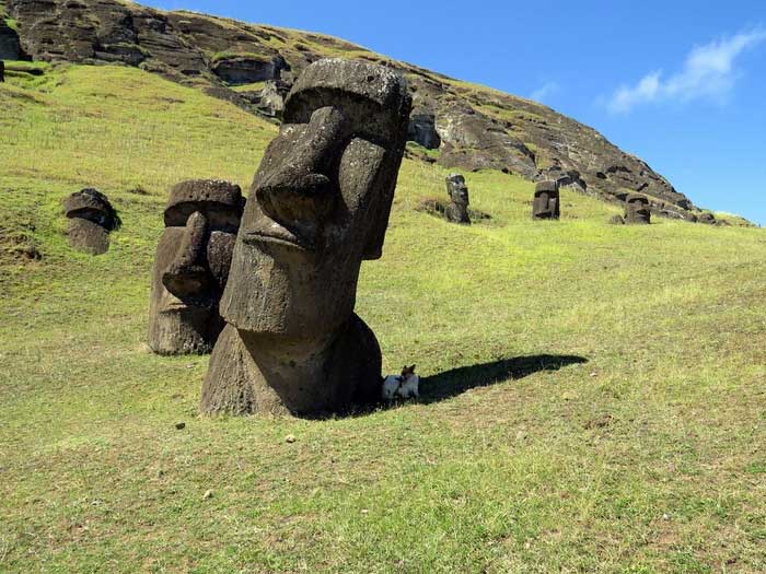 The statues are known as symbols of power.