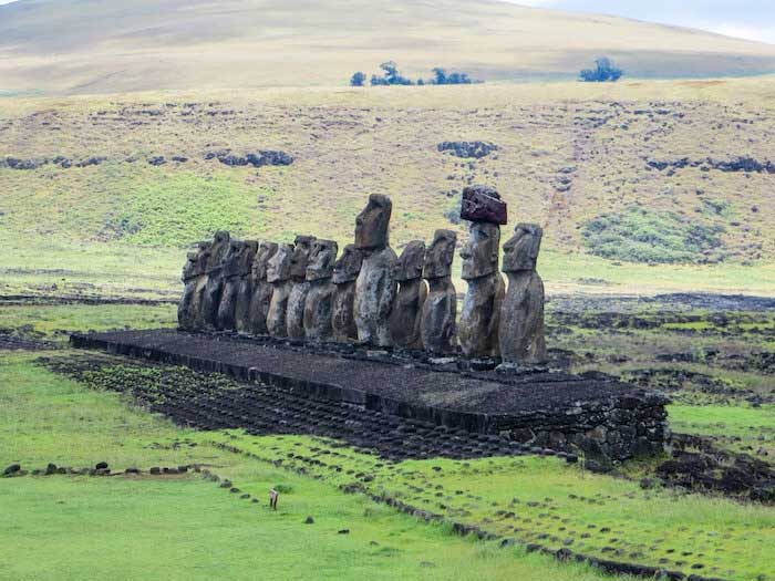 The exact method of transporting Moai remains unknown.