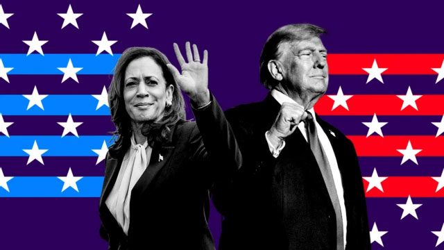 Vice President Kamala Harris and former President Donald Trump.