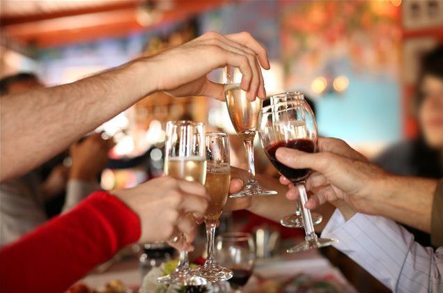 The French start drinking heavily from New Year's Eve until January 3.