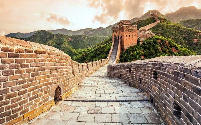 The Great Wall of China is a network of fortifications, consisting of numerous walls and fortresses.