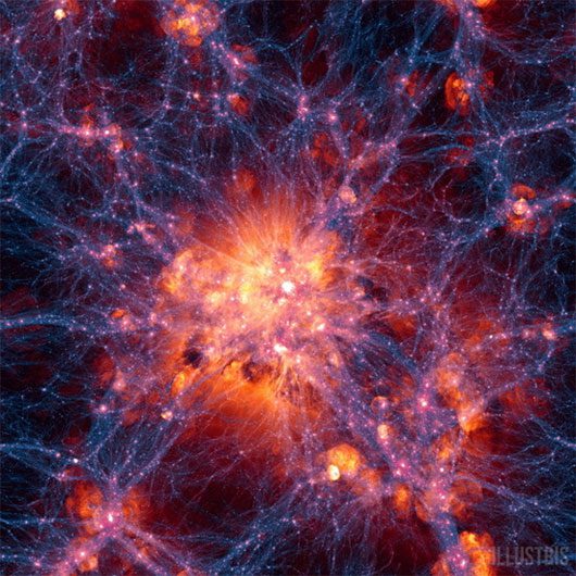 A few scientists believe that dark matter is an illusion.