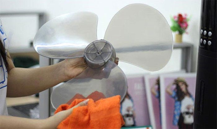 You should regularly maintain and clean your fan.