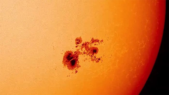 Sunspots are appearing more frequently.