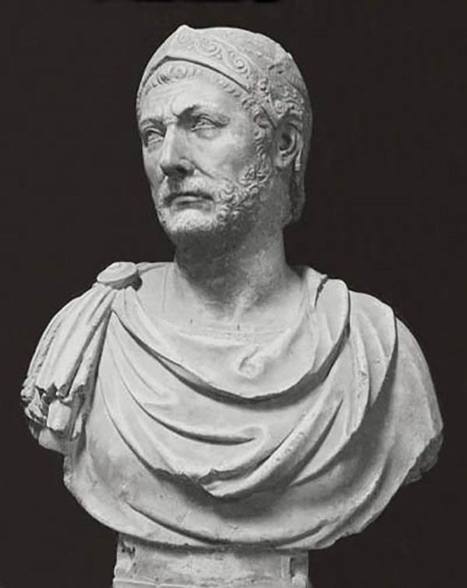 Hannibal Barca - the commander whose victories weakened the Roman Empire.