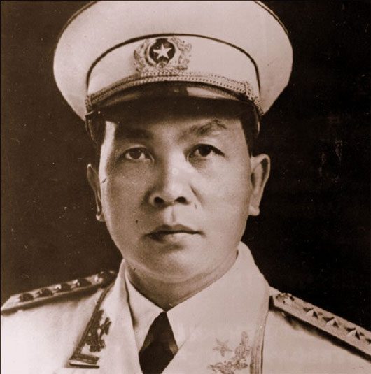 Portrait of General Vo Nguyen Giap - the hero of the Vietnamese people