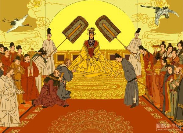 What crimes did Wu Zetian commit as passed down through folklore?