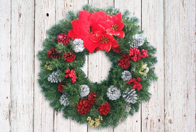 Wreaths are also a symbol in the ritual of welcoming Christmas in churches and Christian households.