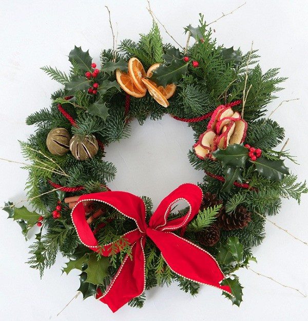 Christmas wreath.